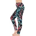 Leaves Leaf Pattern Patterns Colorfur Leggings  View3