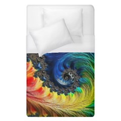 Colorful Digital Art Fractal Design Duvet Cover (single Size) by Semog4