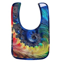 Colorful Digital Art Fractal Design Baby Bib by Semog4