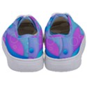 Colorful Blue Purple Wave Kids  Classic Low Top Sneakers View4