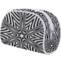 Fractal Star Mandala Black And White Make Up Case (Large) View2