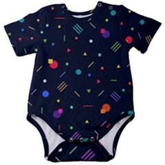 Abstract Minimalism Digital Art Abstract Baby Short Sleeve Bodysuit by Semog4