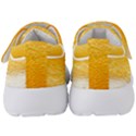 Texture Pattern Macro Glass Of Beer Foam White Yellow Kids  Velcro Strap Shoes View4