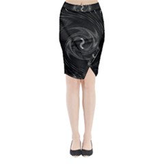 Abstract Mandala Twirl Midi Wrap Pencil Skirt by Semog4