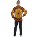 Abstract Gold Mandala Yellow Men s Half Zip Pullover View2