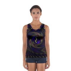 Manadala Twirl Abstract Sport Tank Top  by Semog4