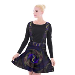 Manadala Twirl Abstract Suspender Skater Skirt by Semog4