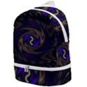 Manadala Twirl Abstract Zip Bottom Backpack View1