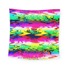 Waves Of Color Square Tapestry (small) by Semog4