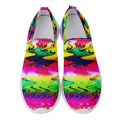 Waves Of Color Women s Slip On Sneakers by Semog4