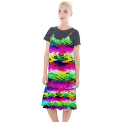 Waves Of Color Camis Fishtail Dress