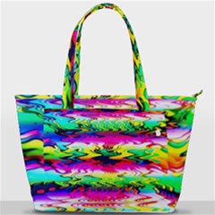 Waves Of Color Back Pocket Shoulder Bag  by Semog4