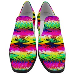 Waves Of Color Women Slip On Heel Loafers by Semog4