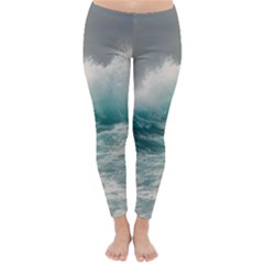 Big Storm Wave Classic Winter Leggings by Semog4