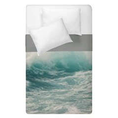 Big Storm Wave Duvet Cover Double Side (single Size) by Semog4