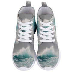 Big Storm Wave Women s Lightweight High Top Sneakers by Semog4