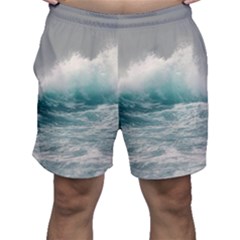 Big Storm Wave Men s Shorts by Semog4