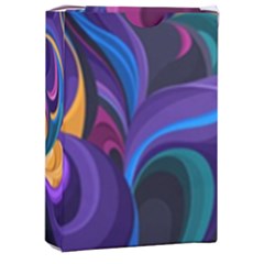 Colorful Waves Abstract Waves Curves Art Abstract Material Material Design Playing Cards Single Design (rectangle) With Custom Box