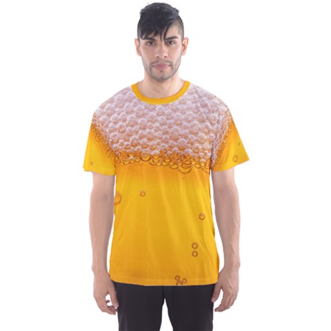 Beer Texture Liquid Bubbles Men s Sport Mesh Tee by Semog4