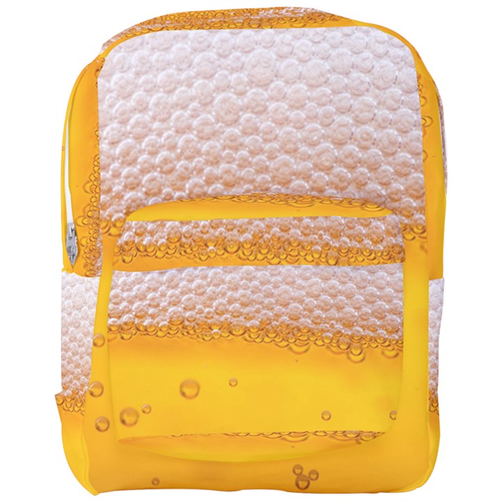 Beer Texture Liquid Bubbles Full Print Backpack