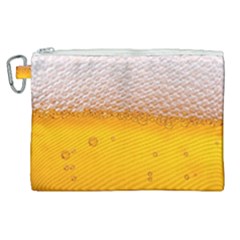 Beer Texture Liquid Bubbles Canvas Cosmetic Bag (xl) by Semog4