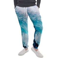 Tsunami Big Blue Wave Ocean Waves Water Men s Jogger Sweatpants by Semog4