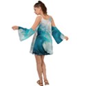 Tsunami Big Blue Wave Ocean Waves Water Boho Dress View2