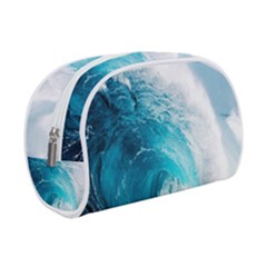 Tsunami Big Blue Wave Ocean Waves Water Make Up Case (small) by Semog4