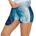 Tsunami Big Blue Wave Ocean Waves Water Women s Skort View2