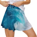 Tsunami Big Blue Wave Ocean Waves Water Women s Skort View3