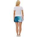 Tsunami Big Blue Wave Ocean Waves Water Women s Skort View4