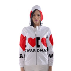 I Love Edward Women s Hooded Windbreaker by ilovewhateva