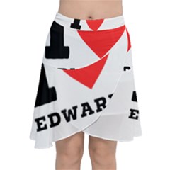 I Love Edward Chiffon Wrap Front Skirt by ilovewhateva