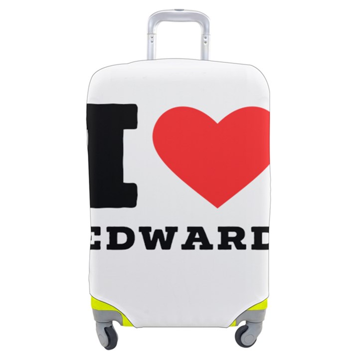 I love edward Luggage Cover (Medium)