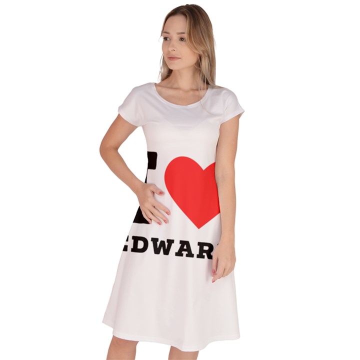 I love edward Classic Short Sleeve Dress