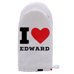 I Love Edward Microwave Oven Glove