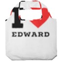 I love edward Foldable Grocery Recycle Bag View1