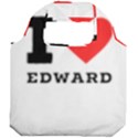 I love edward Foldable Grocery Recycle Bag View2