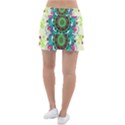 Mandala Flowers Abstract Butterflies Floral Pattern Summer Classic Tennis Skirt View2