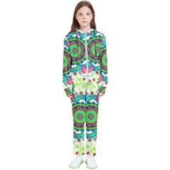 Mandala Flowers Abstract Butterflies Floral Pattern Summer Kids  Tracksuit by Semog4