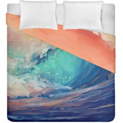 Artistic Wave Sea Duvet Cover Double Side (king Size) by Semog4