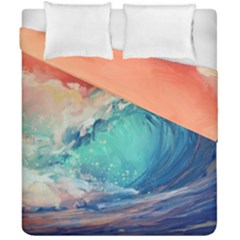 Artistic Wave Sea Duvet Cover Double Side (california King Size) by Semog4