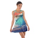 Artistic Wave Sea Cotton Racerback Dress View1