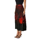 Dark Forest Jungle Plant Black Red Tree Classic Midi Chiffon Skirt View2