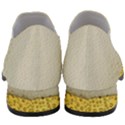 Texture Pattern Macro Glass Of Beer Foam White Yellow Art Women Slip On Heel Loafers View4