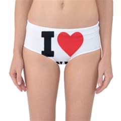 I Love Ronald Mid-waist Bikini Bottoms by ilovewhateva