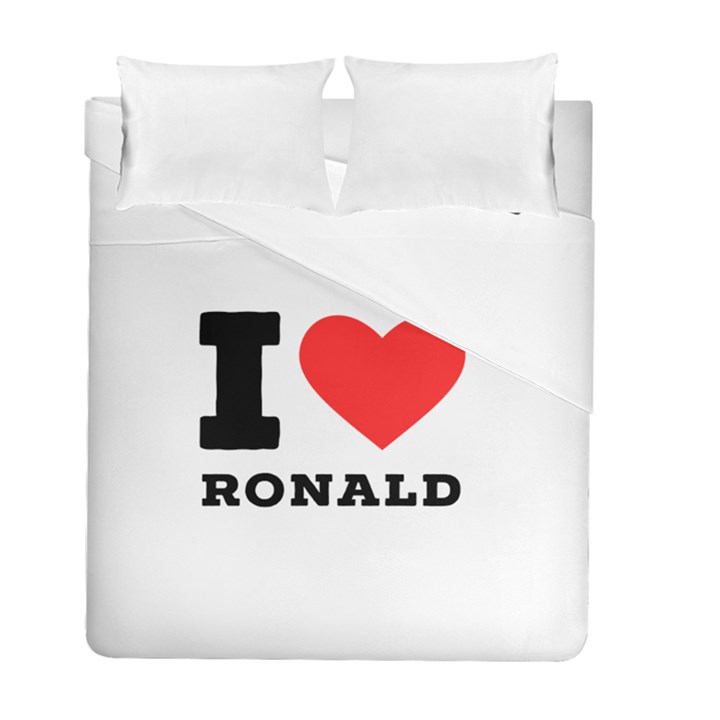 I love ronald Duvet Cover Double Side (Full/ Double Size)