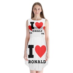 I Love Ronald Sleeveless Chiffon Dress   by ilovewhateva