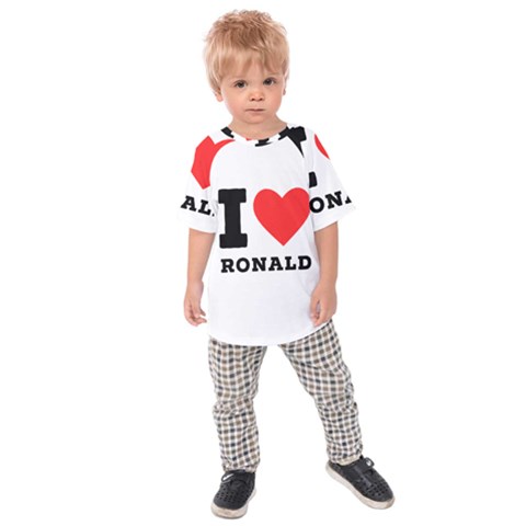 I Love Ronald Kids  Raglan Tee by ilovewhateva