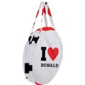 I love ronald Giant Round Zipper Tote View3